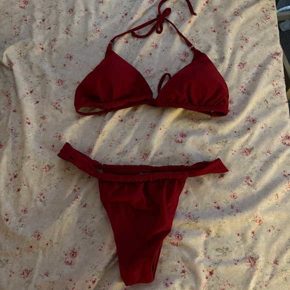 Red Bikini Set - Picture 2 of 2